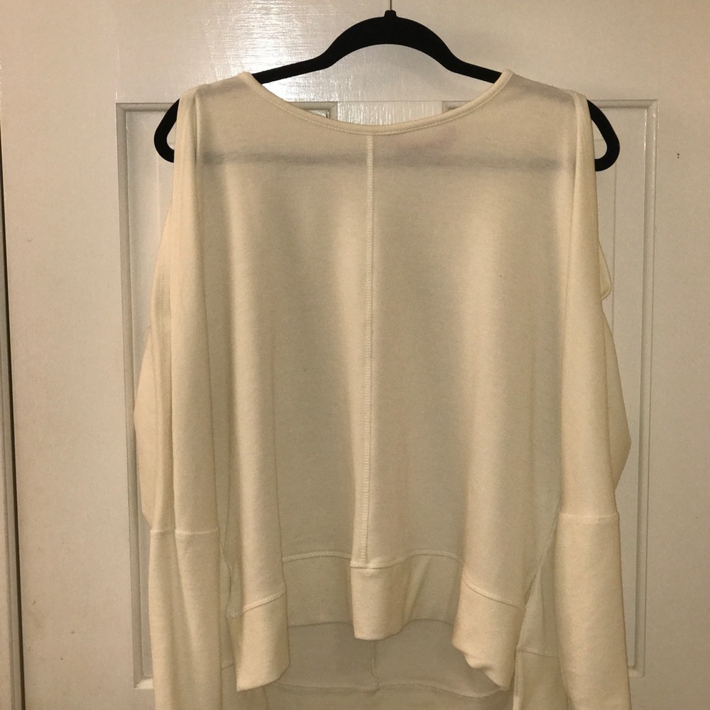 cold shoulder sweatshirt
